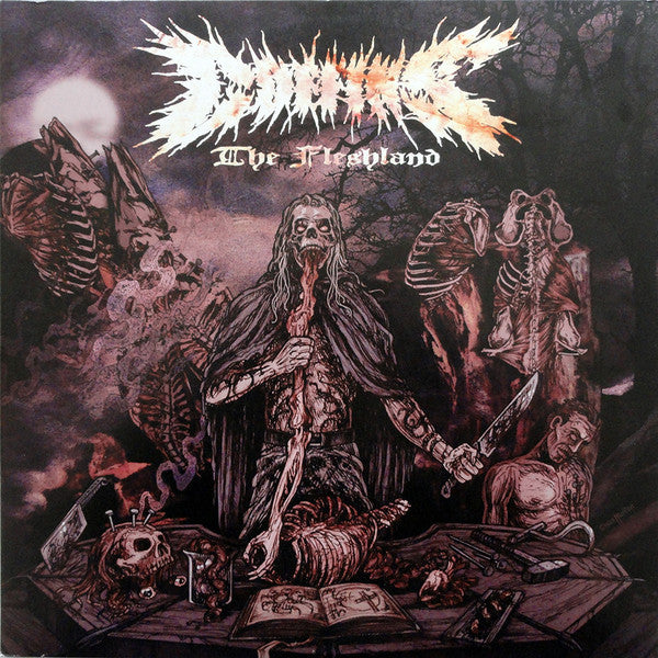 COFFINS : THE FLESHLAND LTD 2LP 180G PINK PURPLE SPLATTER VINYL