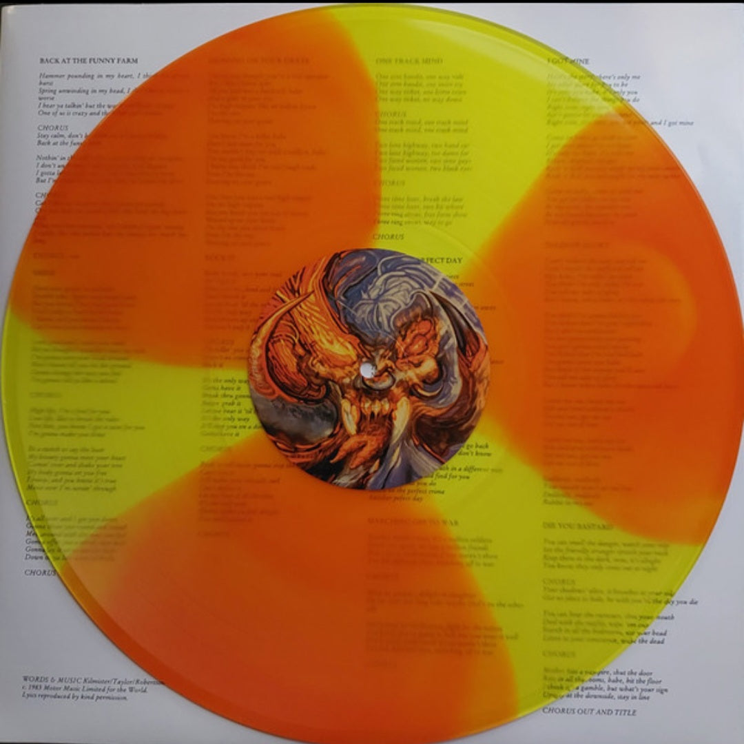 MOTORHEAD : ANOTHER PERFECT DAY LTD LP 180G ORANGE & YELLOW SPINNER VINYL