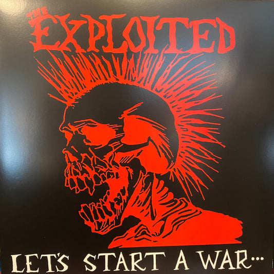 THE EXPLOITED : LETS START A WAR LTD LP 180G YELLOW VINYL