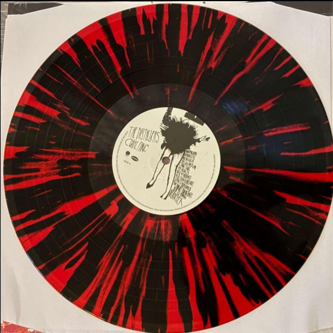 THE DISTILLERS : CORAL FANG LTD RSD LP 180G RED BLACK SPLATTER VINYL