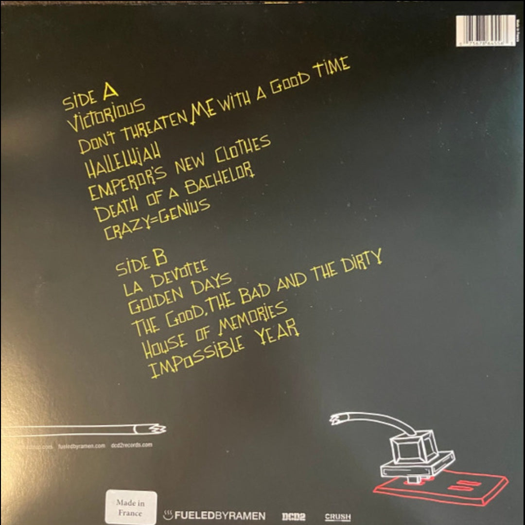 PANIC AT THE DISCO : DEATH OF A BACHELOR LTD LP 180G SILVER VINYL