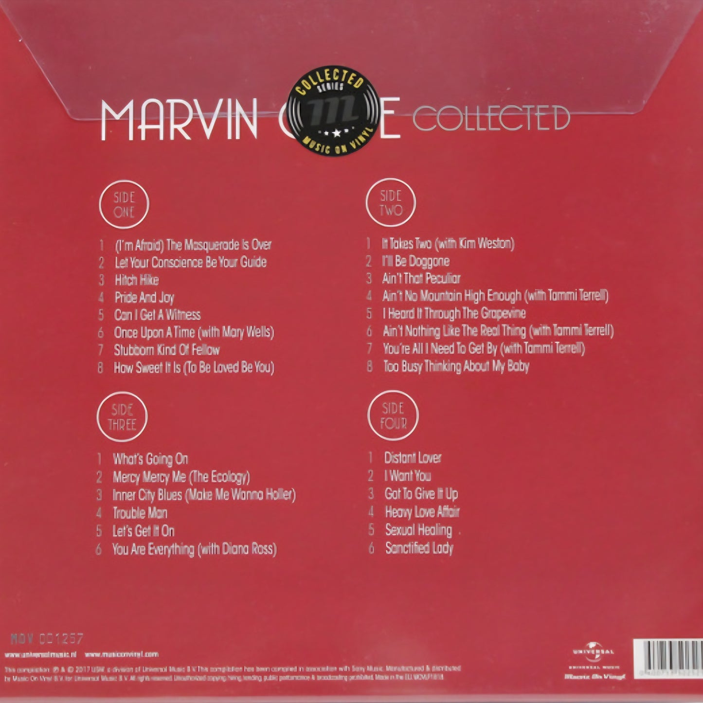 MARVIN GAYE : COLLECTED 2LP 180G