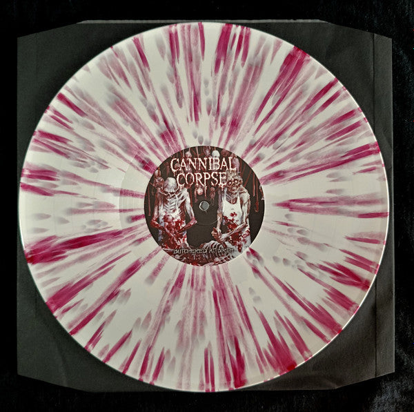 CANNIBAL CORPSE : BUTCHERED AT BIRTH LTD LP 180G RED WHITE SPLATTER VINYL