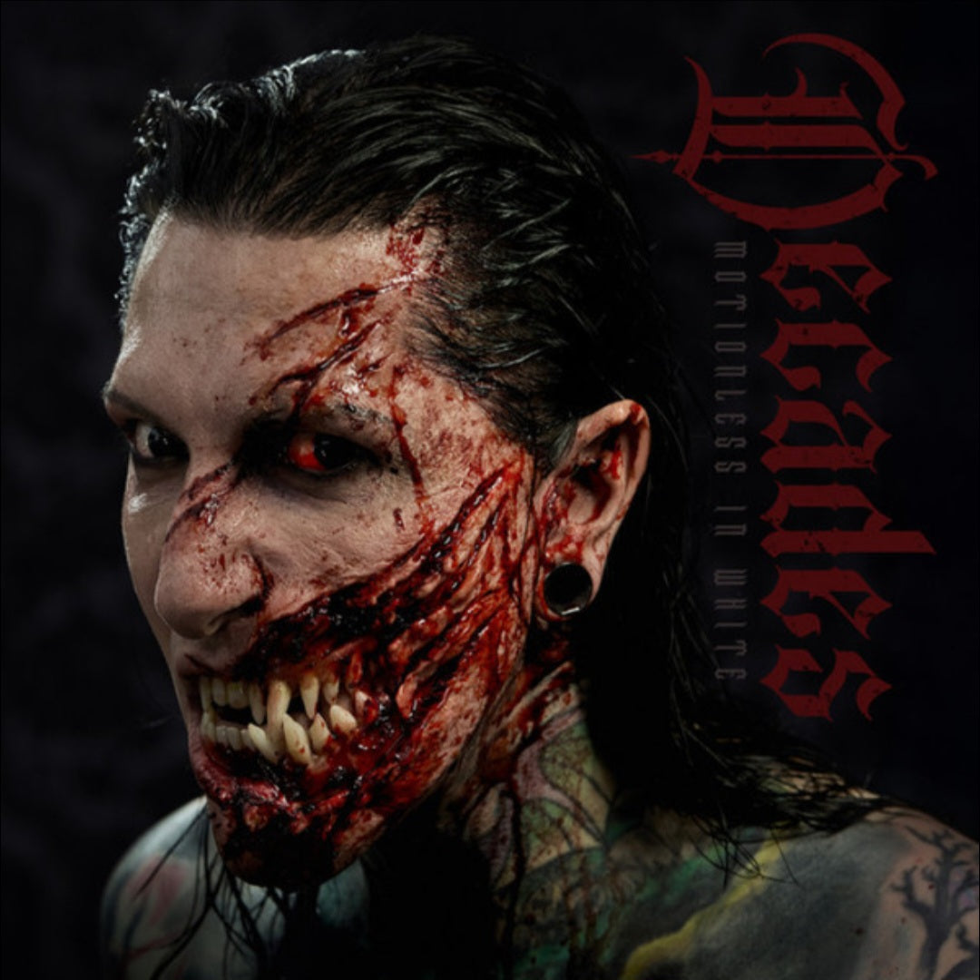 MOTIONLESS IN WHITE : DECADES LTD LP 180G WHITE & SILVER MARBLE VINYL