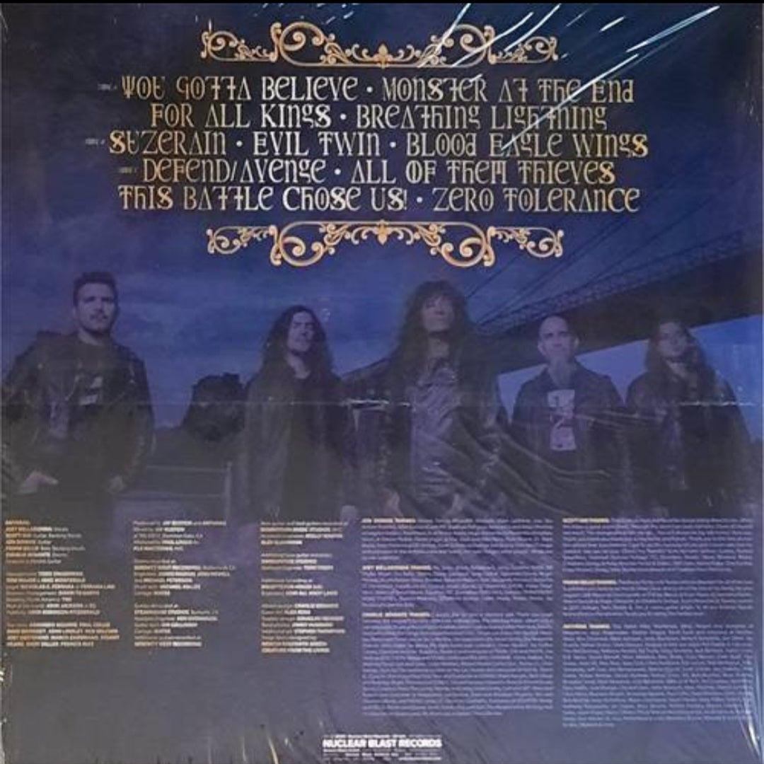 ANTHRAX : FOR ALL KINGS LTD 2LP 180G ORANGE VINYL