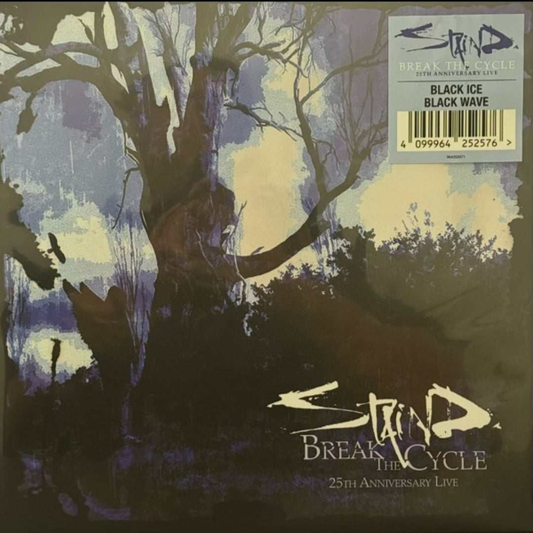 STAIND : BREAK THE CYCLE 25TH ANNIVERSARY LIVE LP 180G BLACK ICE WAVE VINYL