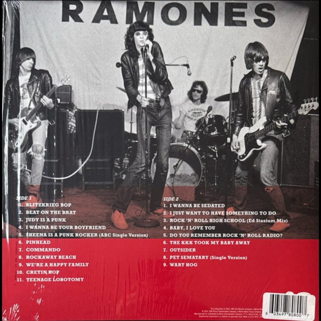 RAMONES : GREATEST HITS LTD LP 180G CLEAR VINYL