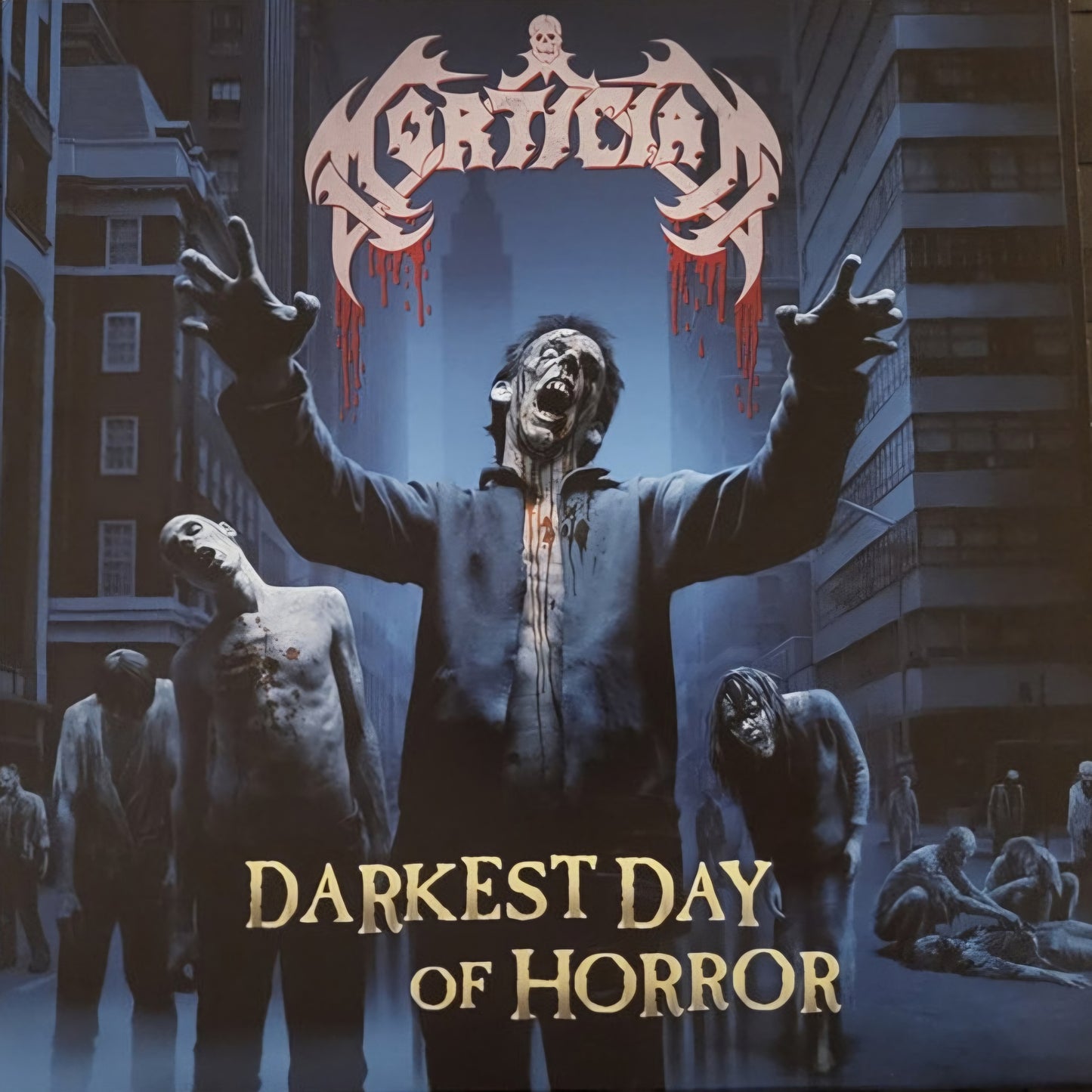 MORTICIAN : DARKEST DAY OF HORROR LTD LP 180G SPLATTER VINYL
