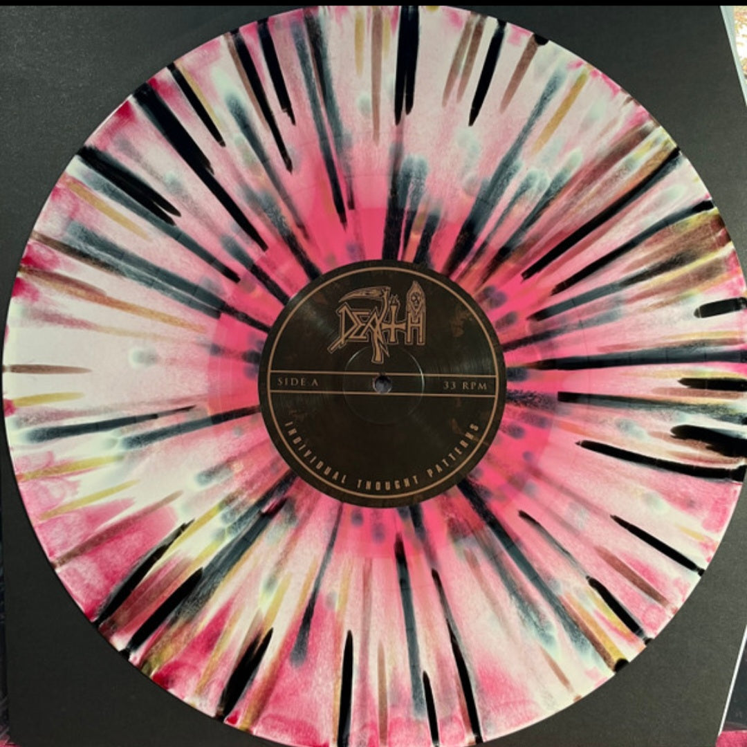 DEATH : INDIVIDUAL THOUGHT PATTERNS LTD LP 180G TRI COLOUR MERGE SPLATTER EDITION