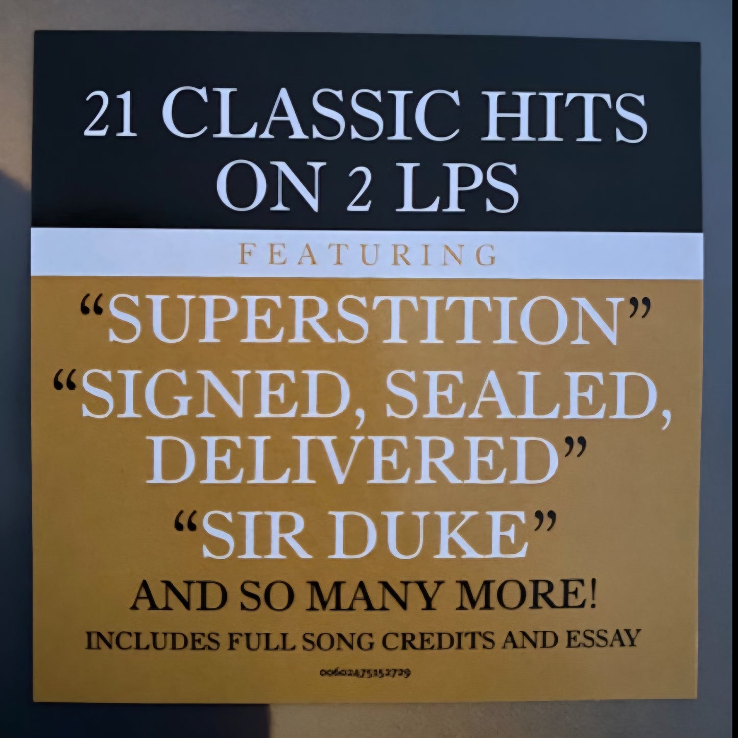 STEVIE WONDER : THE DEFINITIVE COLLECTION 2LP 180G