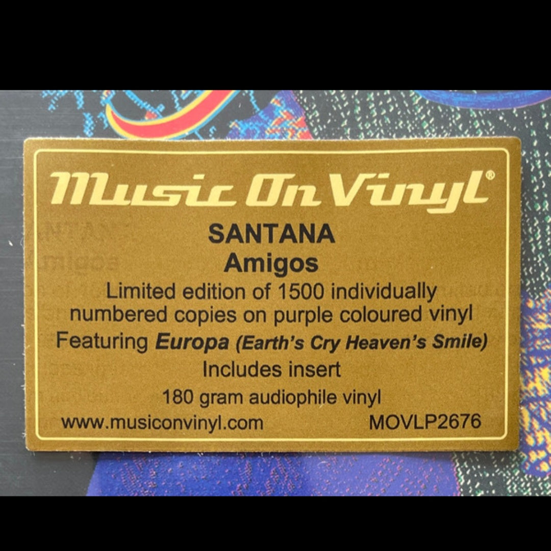 SANTANA : AMIGOS LTD NUM LP 180G PURPLE VINYL
