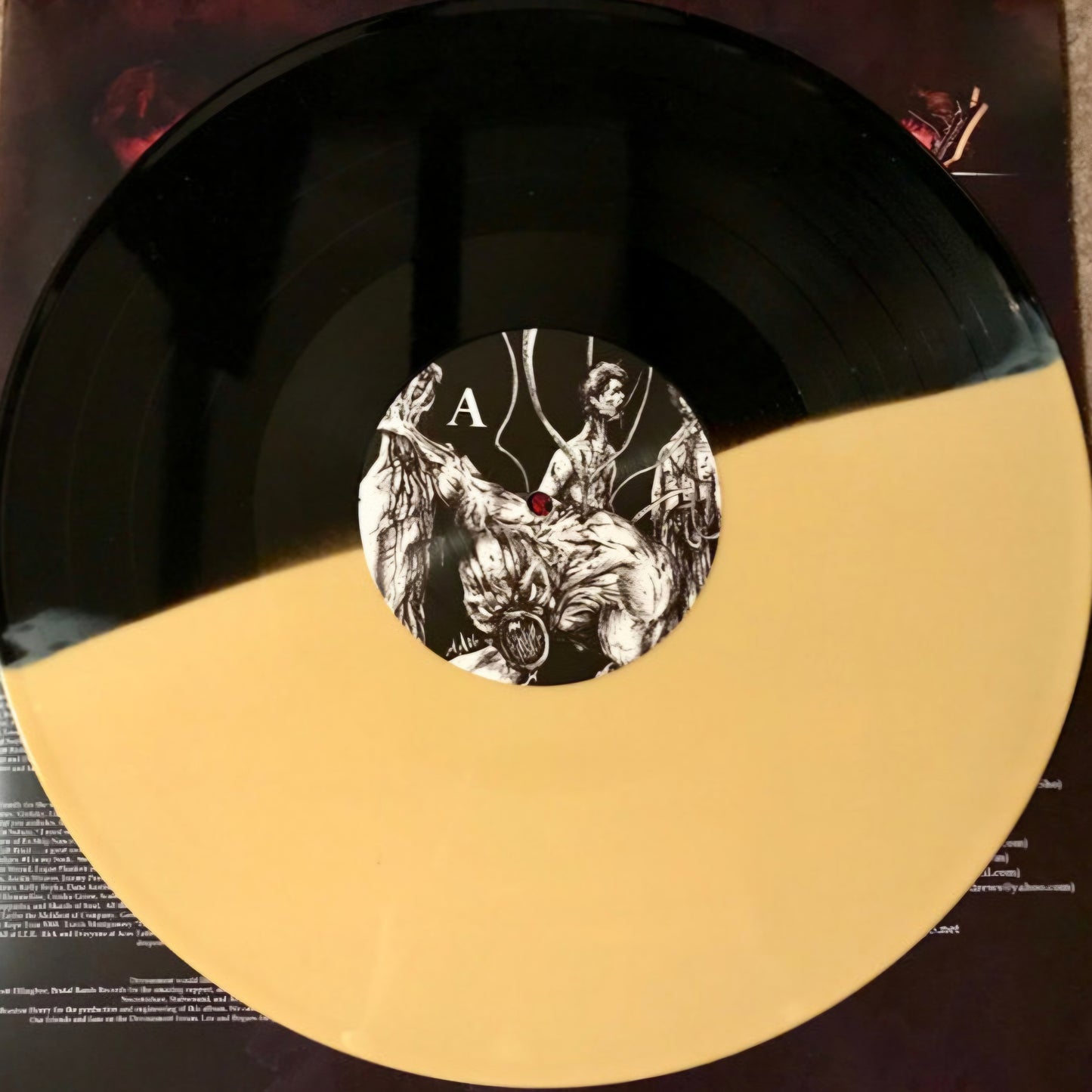 DEVOURMENT : BUTCHER THE WEAK LTD LP 180G BLACK MUSTARD SPLIT VINYL