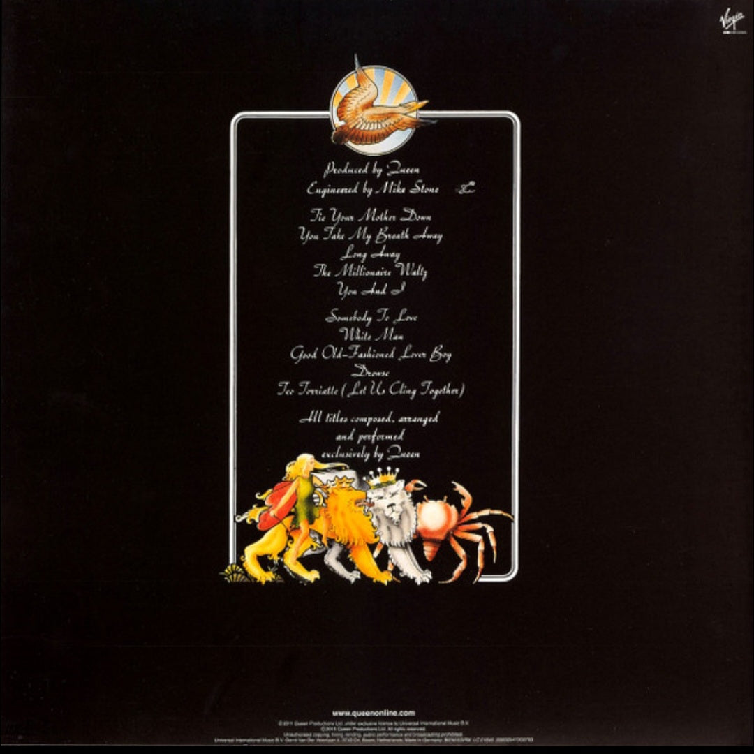 QUEEN : A DAY AT THE RACES LP 180G