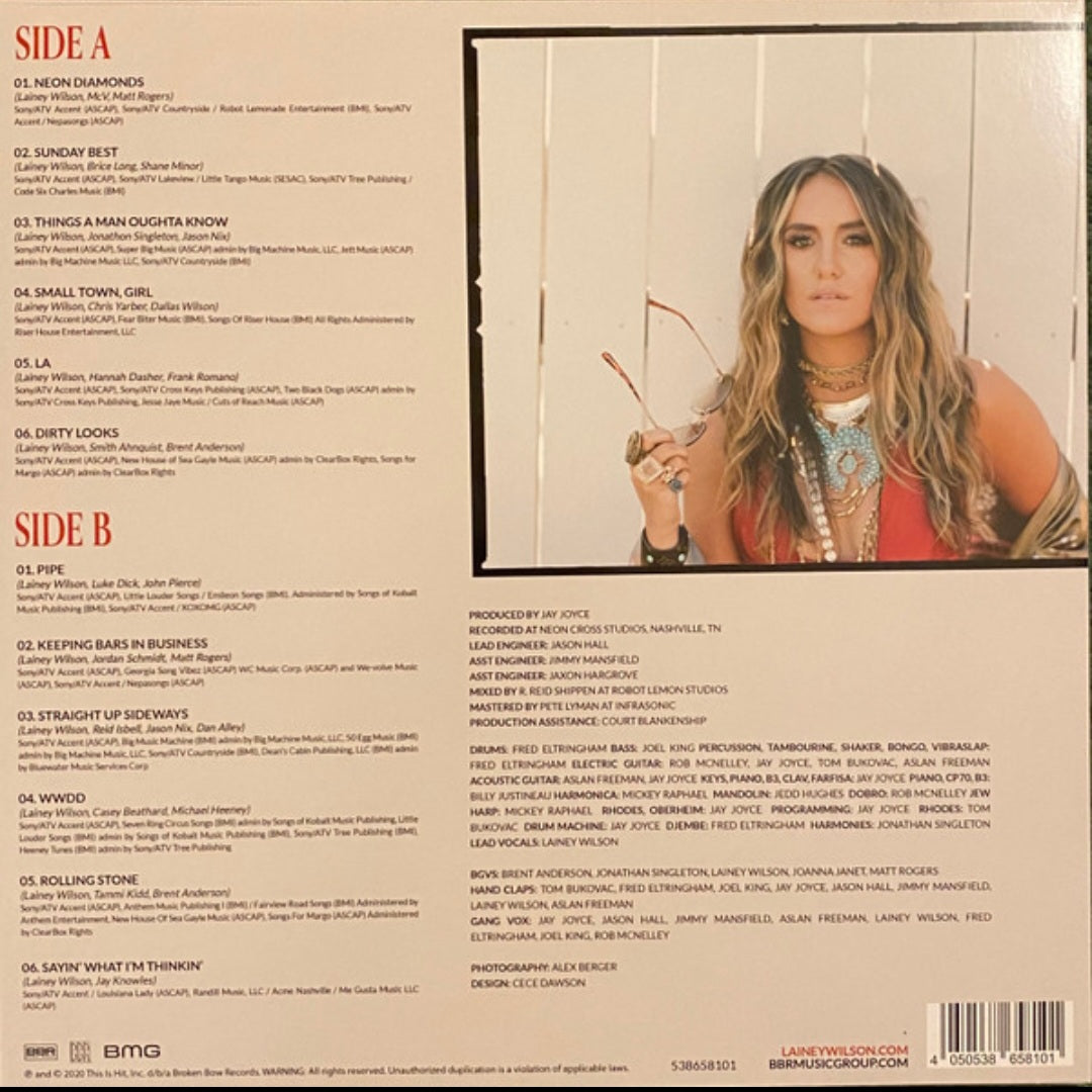 LAINEY WILSON : SAYIN' WHAT I'M THINKIN' LTD LP 180G PEARL VINYL