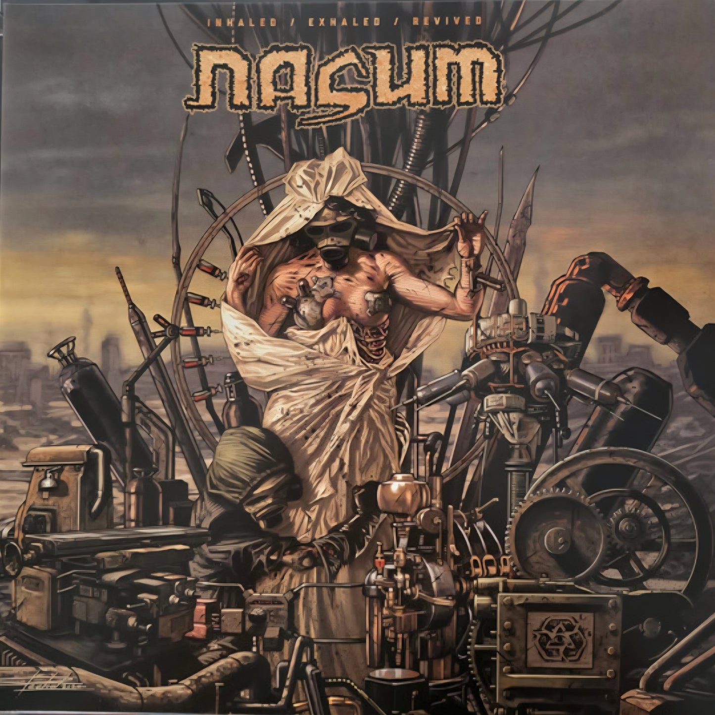 NASUM : INHALED / EXHALED / REVIVED LTD 2LP 180G TRANSLUCENT GOLD BLACK SPLATTER VINYL