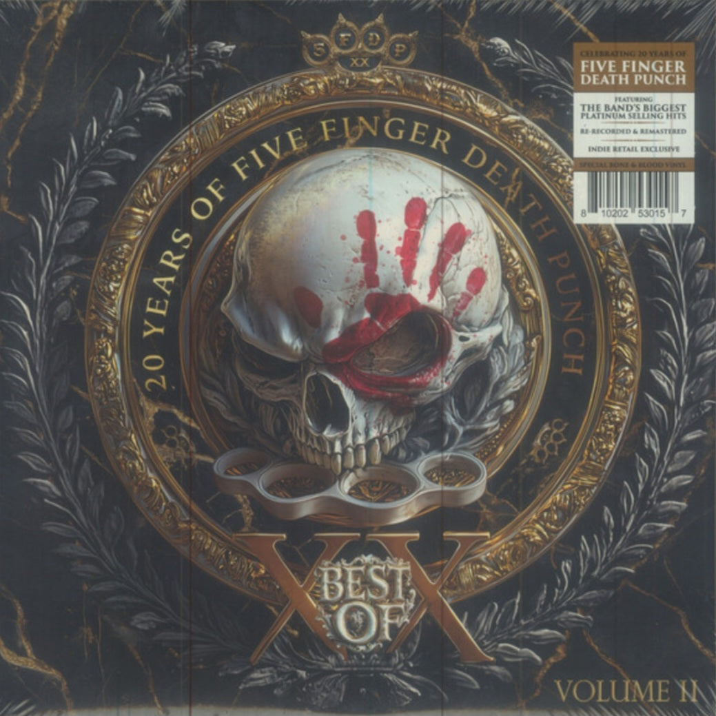 FIVE FINGER DEATH PUNCH : 20 YEARS BEST OF VOLUME II LTD 2LP 180G BLOOD & BONE VINYL