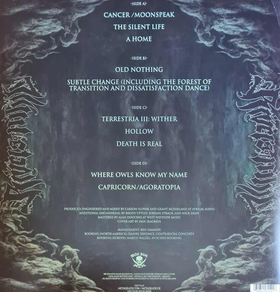 RIVERS OF NIHIL : WHERE OWLS KNOW MY NAME LTD 2LP 180G CAPRICORN MARBLED VINYL