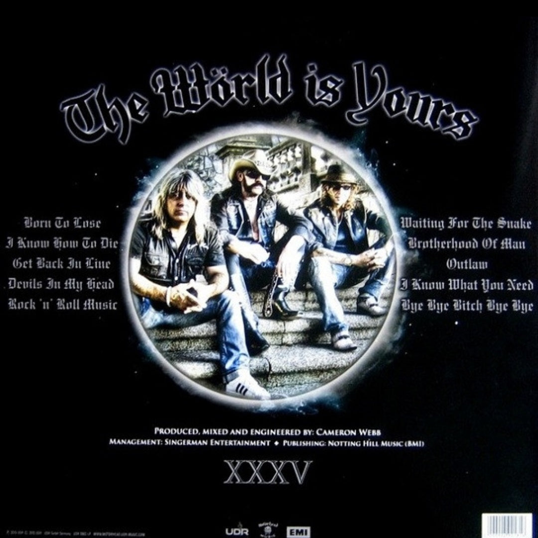 MOTORHEAD : THE WORLD IS YOURS LP 180G