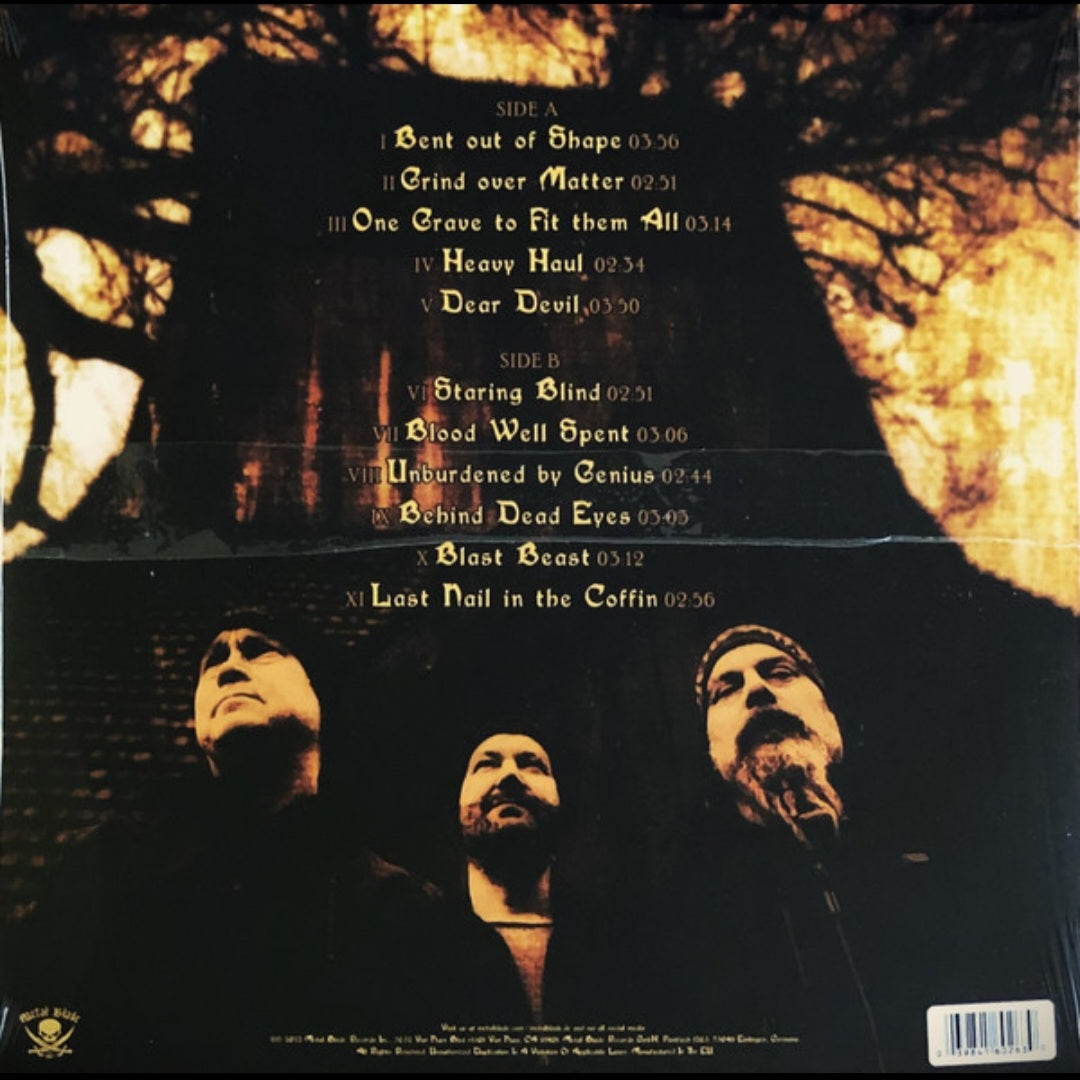 DEFLESHED : GRIND OF MATTER LTD LP 180G SMOKY GREY BLACK SWIRL VINYL