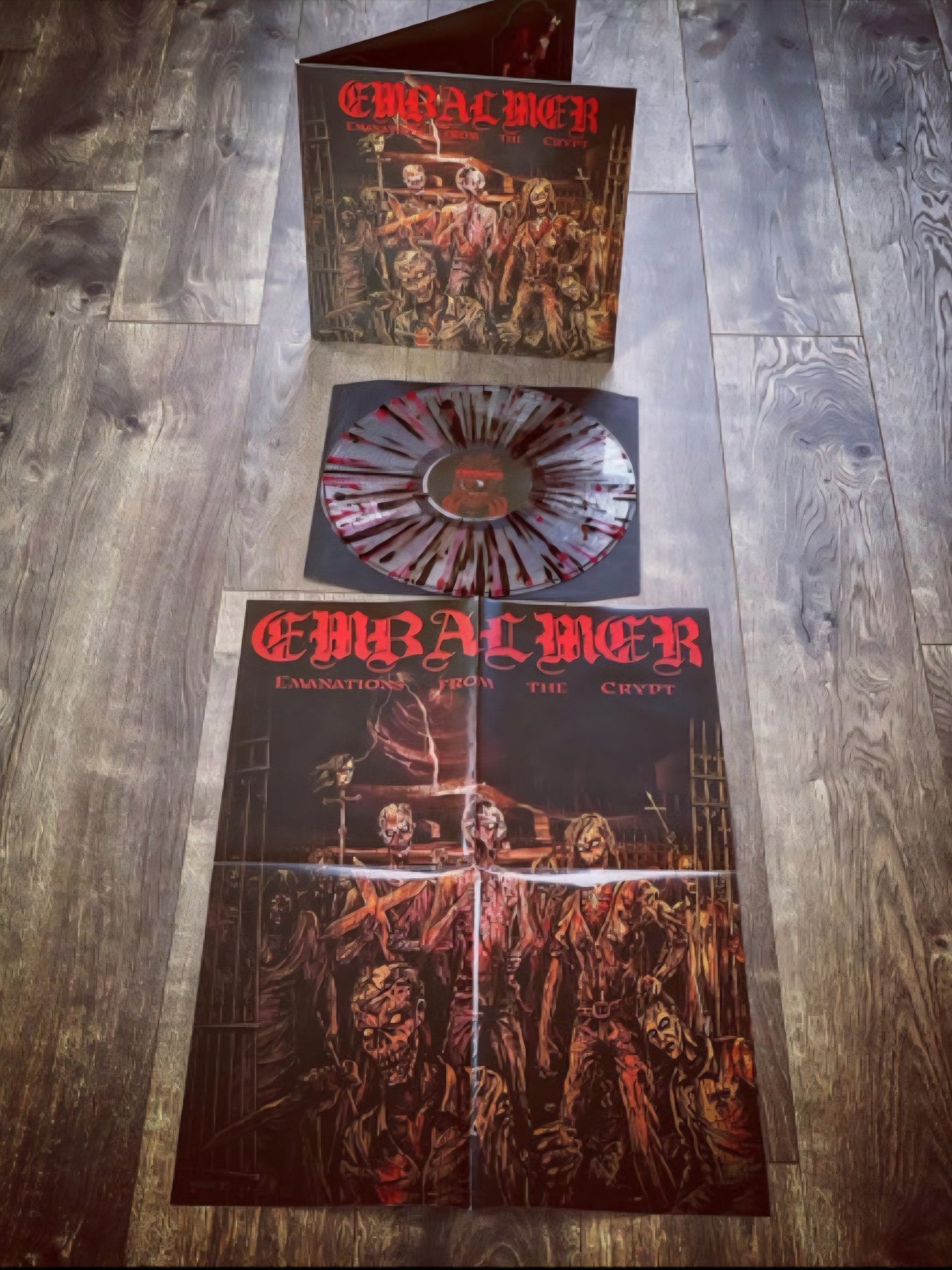 EMNALMER : EMANATIONS FROM THE CRYPT LTD LP 180G CLEAR MULTI SPLATTER VINYL