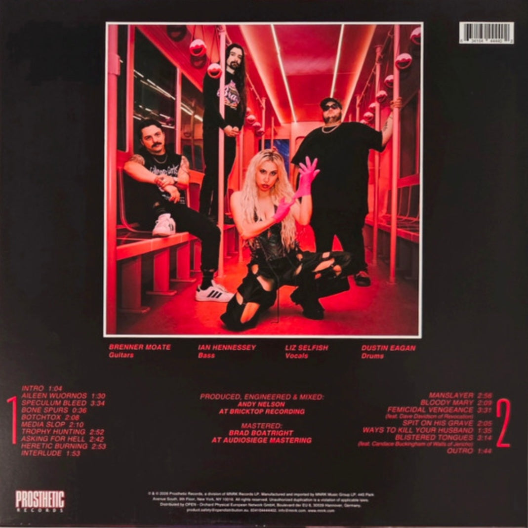 BRAT : MANSLAYER LTD LP 180G MAGENTA RED SPLATTER VINYL