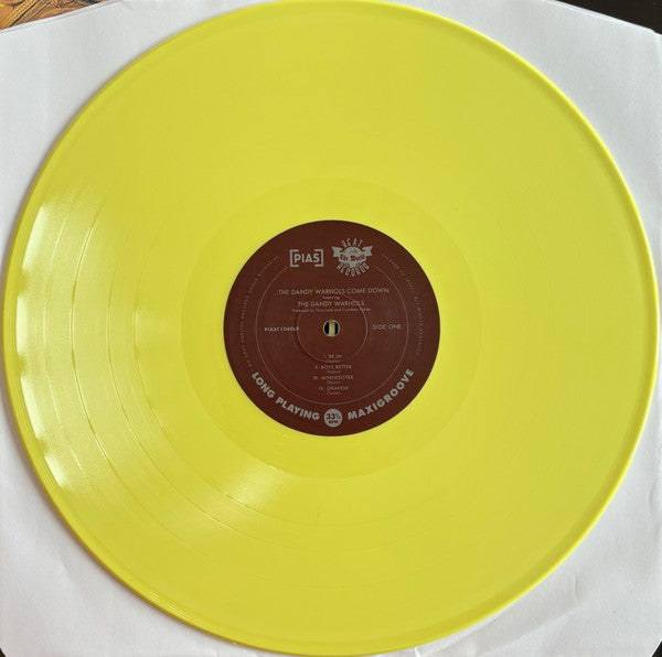 THE DANDY WARHOLS : COME DOWN LTD 2LP 180G YELLOW VINYL