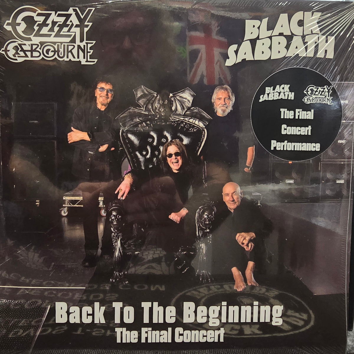 OZZY OSBORNE / BLACK SABBATH : BACK TO THE BEGINNING - THE FINAL CONCERT LIVE 2LP 180G