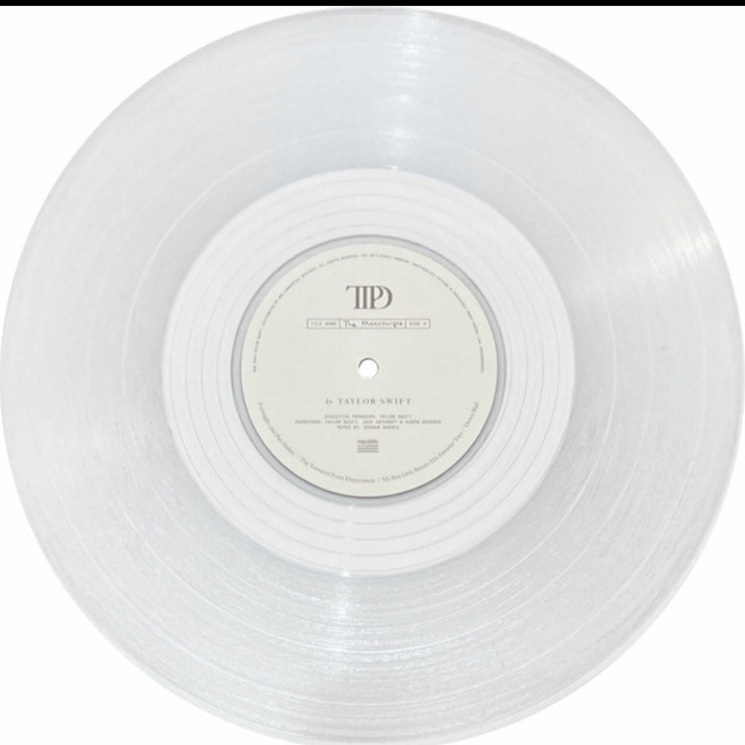 TAYLOR SWIFT : THE TORTURED POETS DEPARTMENT - THE MANUSCRIPT LTD 2LP 180G CLEAR VINYL