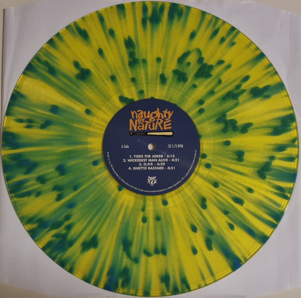 NAUGHTY BY NATURE : NAUGHTY BY NATURE 30TH ANNIVERSARY LTD 2LP 180G BLUE YELLOW SPLATTER VINYL