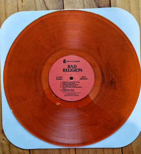 BAD RELIGION : HOW COULD HELL BE ANY WORSE LTD LP 180G TRANSPARENT ORANGE & BLACK VINYL