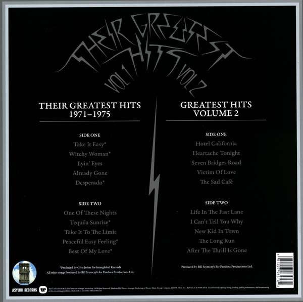 EAGLES : THEIR GREATEST HITS VOLUME 1 & 2 2LP BOX SET