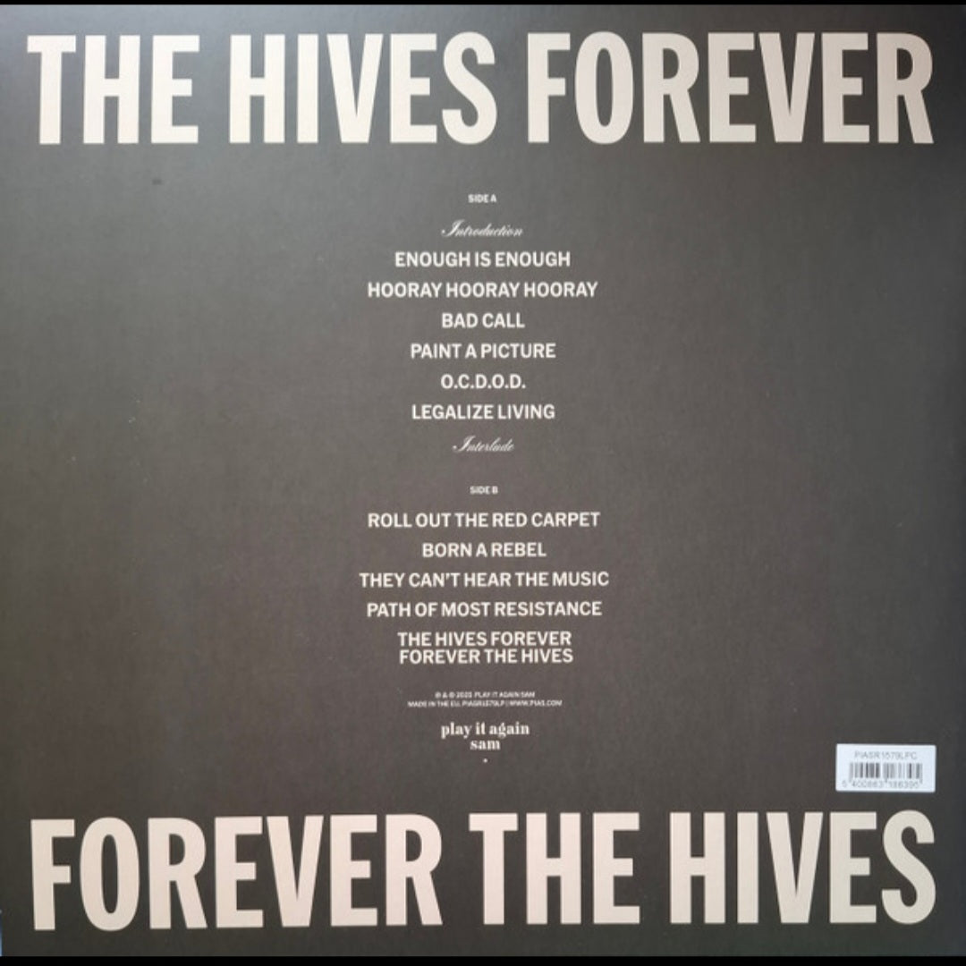 THE HIVES : THE HIVES FOREVER FOREVER THE HIVES LTD LP 180G GOLD VINYL