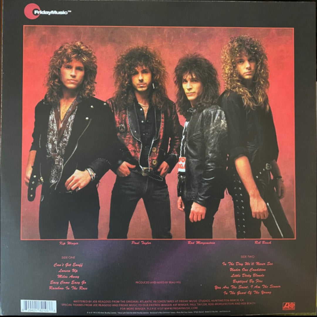 WINGER : IN THE HEART OF THE YOUNG LTD LP 180G BLUE VINYL