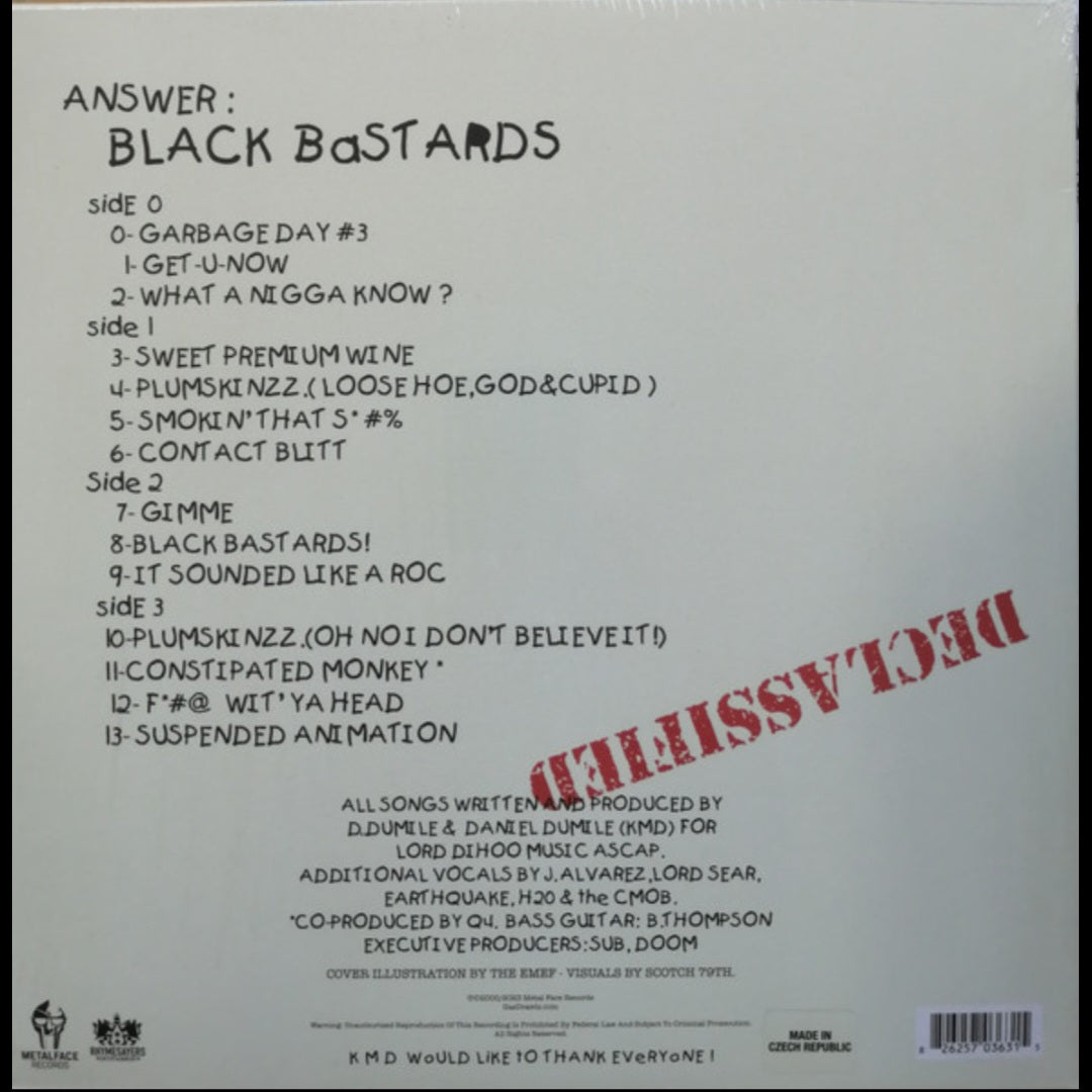 KMD : BLACK BASTARDS 2LP 180G