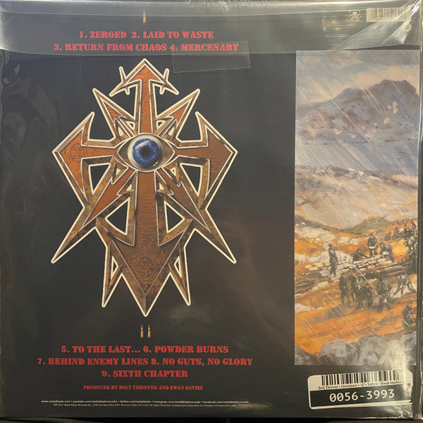 BOLT THROWER : MERCENARY LTD LP 180G YELLOW BLACK MARBLE VINYL