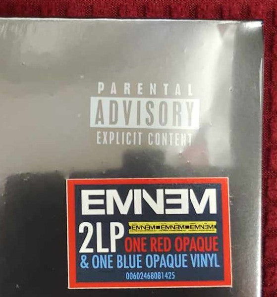 EMINEM : THE DEATH OF SLIM SHADY (COUP DE GRACE) LTD 2LP RED BLUE VINYL