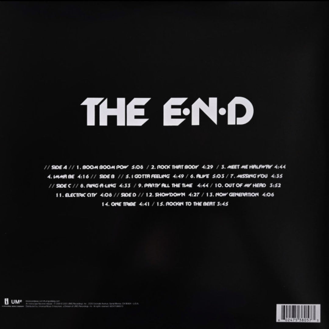 THE BLACK EYED PEAS : THE END 2LP 180G