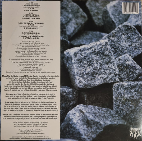 NAUGHTY BY NATURE : NAUGHTY BY NATURE 30TH ANNIVERSARY LTD 2LP 180G BLUE YELLOW SPLATTER VINYL