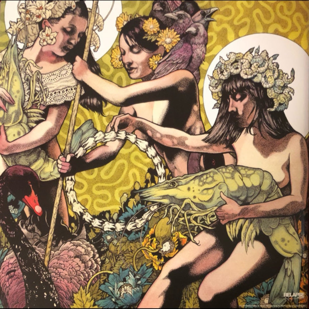 BARONESS : YELLOW & GREEN LTD 2LP 180G CUSTOM RIPPLE VINYL