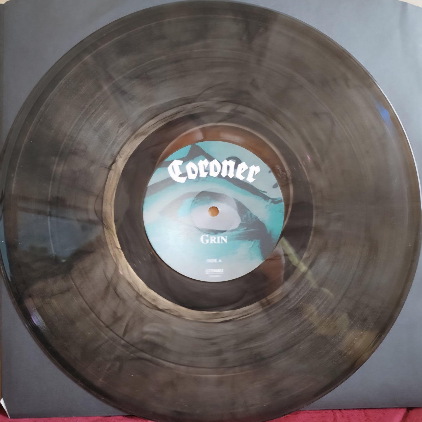 CORONER : GRIN LTD 2LP 180G CLEAR BLACK MARBLED VINYL