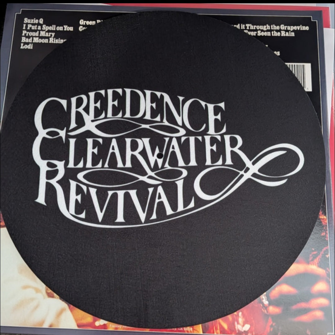 CREEDENCE CLEARWATER REVIVAL : CHRONICLE 20 GREATEST HITS LTD LTD 2LP RED WHITE & BLUE VINYL INCLUDES BONUS SLIPMAT