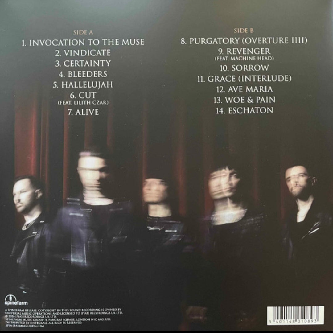 BLACK VEIL BRIDES : VINDICATE LTD LP 180G GLOW IN THE DARK VINYL