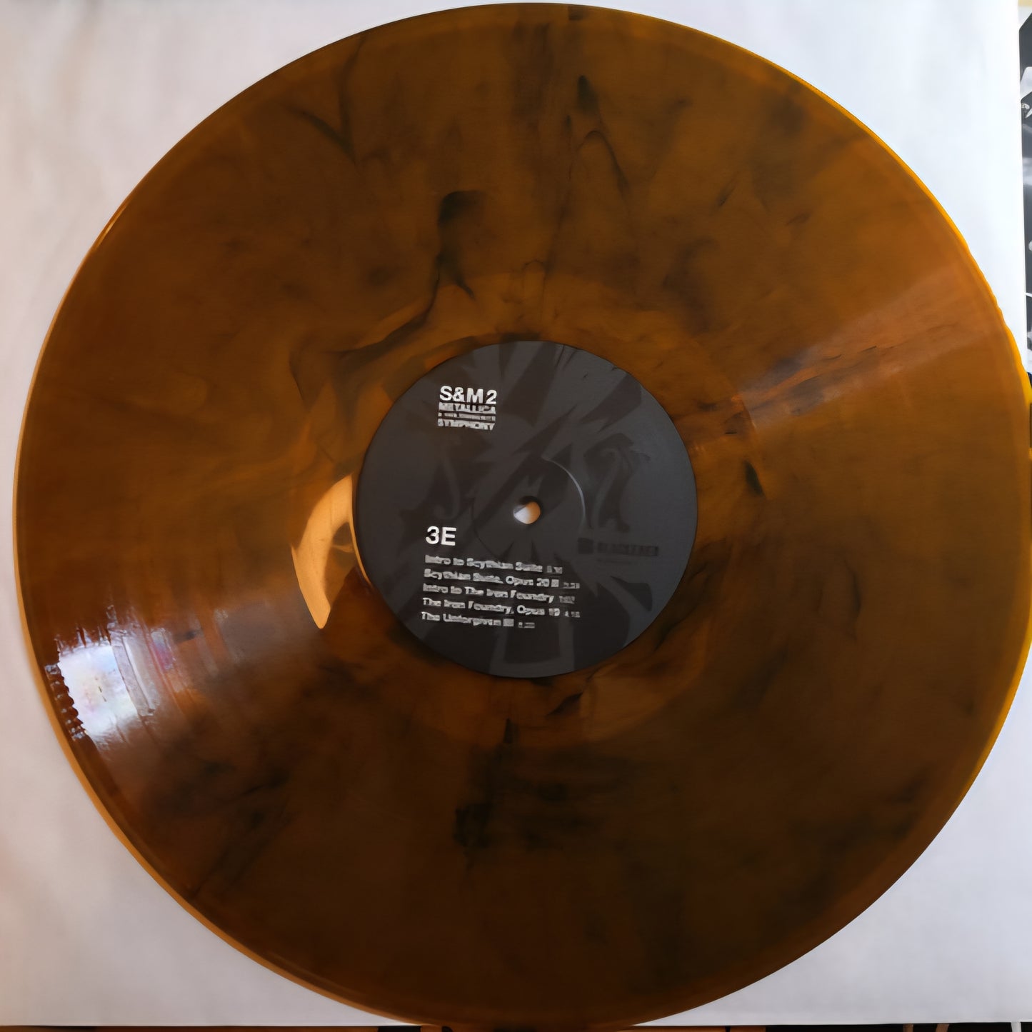 METALLICA : S&M 2 LTD 4LP 180G BOX SET MARBLED ORANGE VINYL