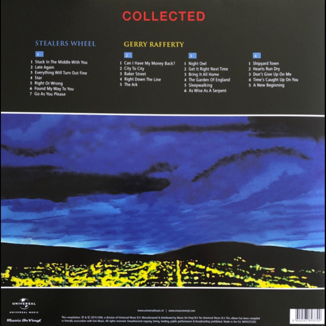 GERRY RAFFERTY & STEALERS WHEEL : COLLECTED 2LP 180G