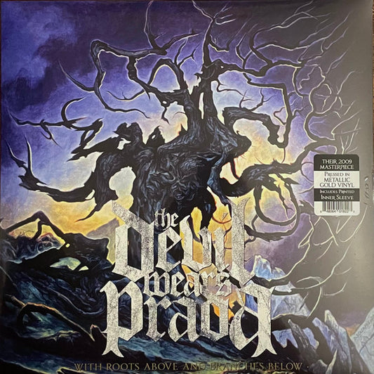 THE DEVIL WEARS PRADA : WITH ROOTS ABOVE AND BRANCHES BELOW LTD LP 180G GOLD VINYL