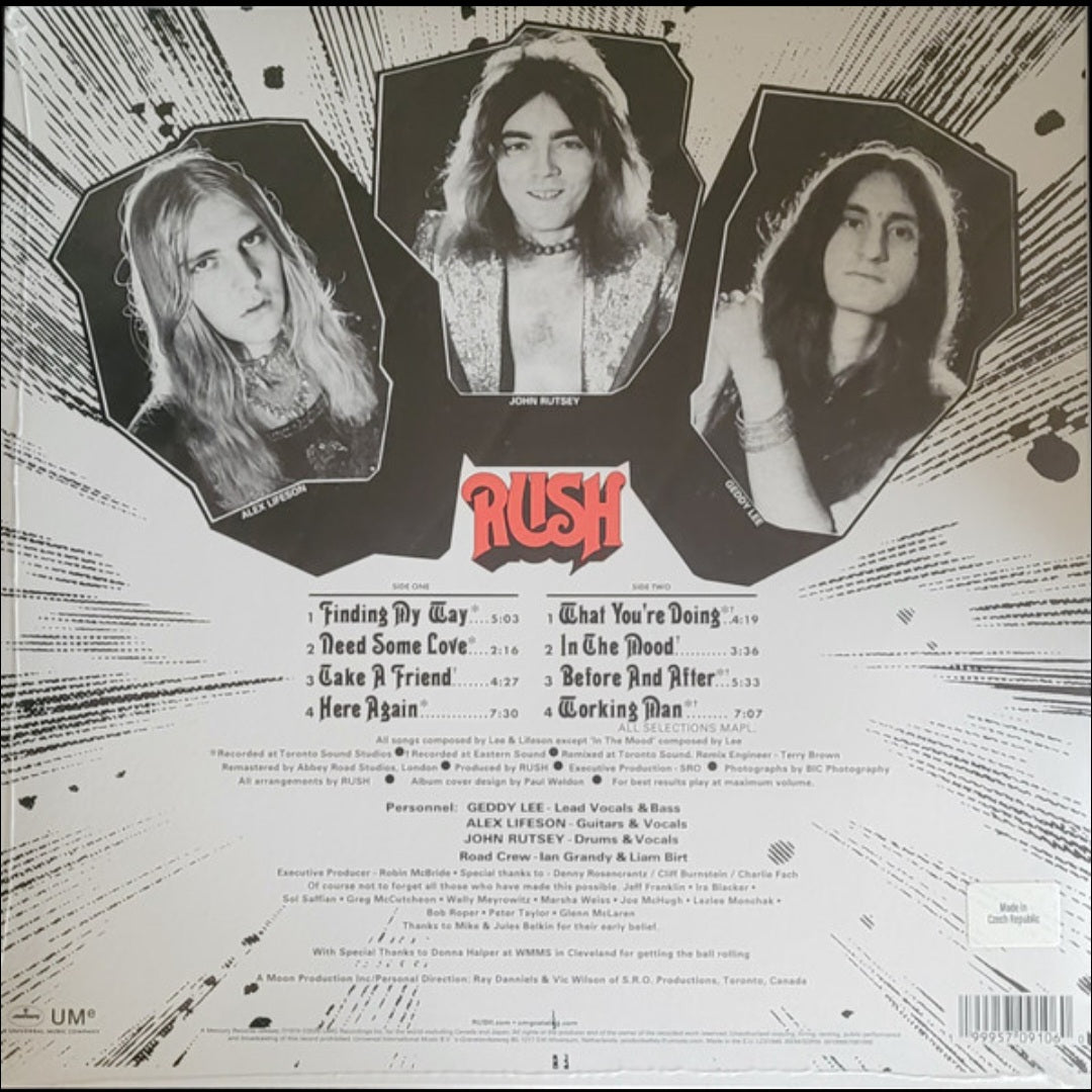 RUSH : RUSH LP 180G.