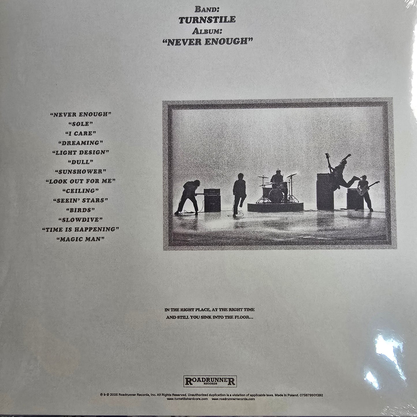 TURNSTILE : NEVER ENOUGH LP 180G