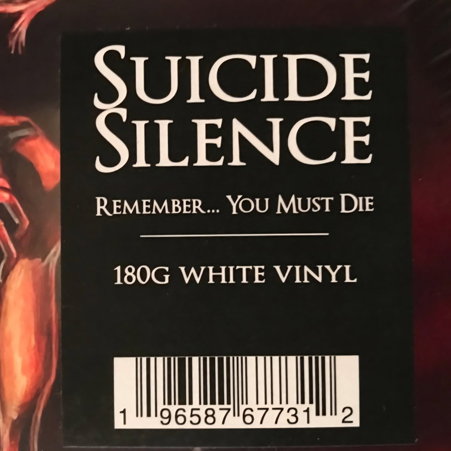 SUICIDE SILENCE : REMEMBER ... YOU MUST DIE LTD LP 180G WHITE VINYL