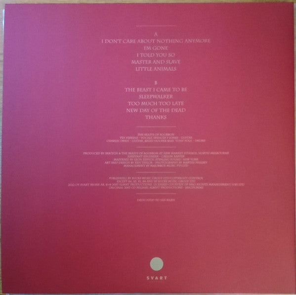 THE BEASTS OF BOURBON : LITTLE ANIMALS LTD LP 180G RED VINYL