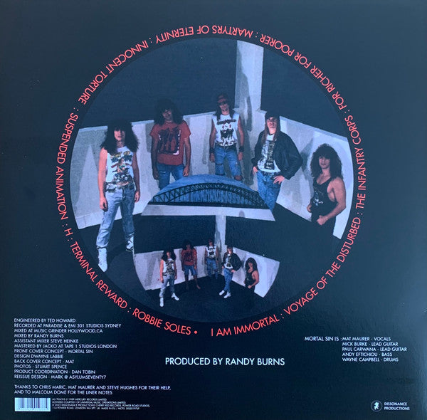 MORTAL SIN : FACE OF DESPAIR LTD LP 180G DARK RED VINYL